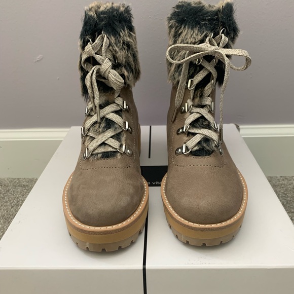 New in box Dolce Vita Booties With Fur Detail - Picture 4 of 6